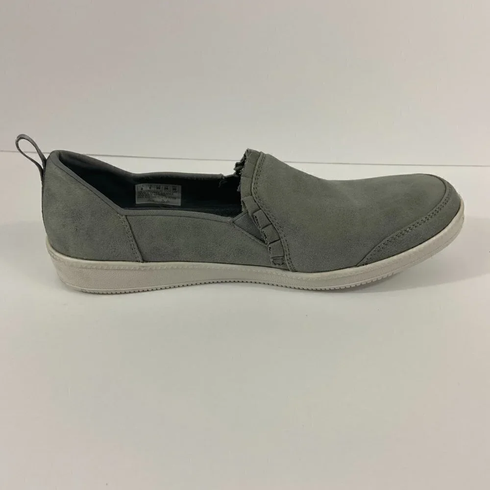 Skechers Women's Slip-on Classic Fit Shoes Air Cooled Memory Foam Grey Size 9